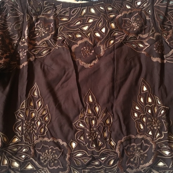 🍁KAS embroidered floral crop top🍂 - Picture 4 of 4